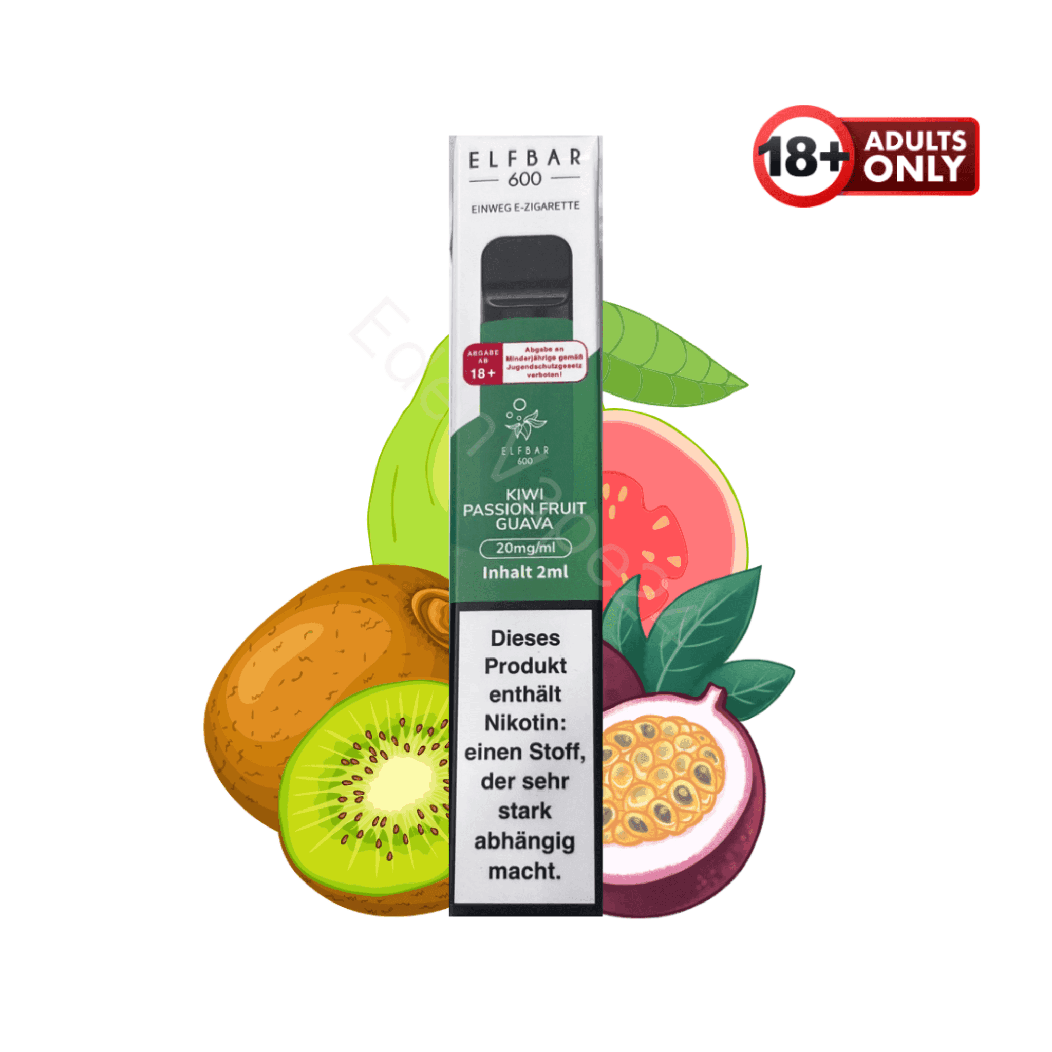 Elfbar 600 - Kiwi Passion Fruit Guava - EdenVape24